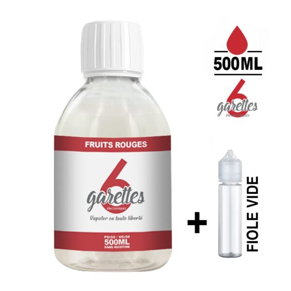 6garettes 500ml fruits rouges 500