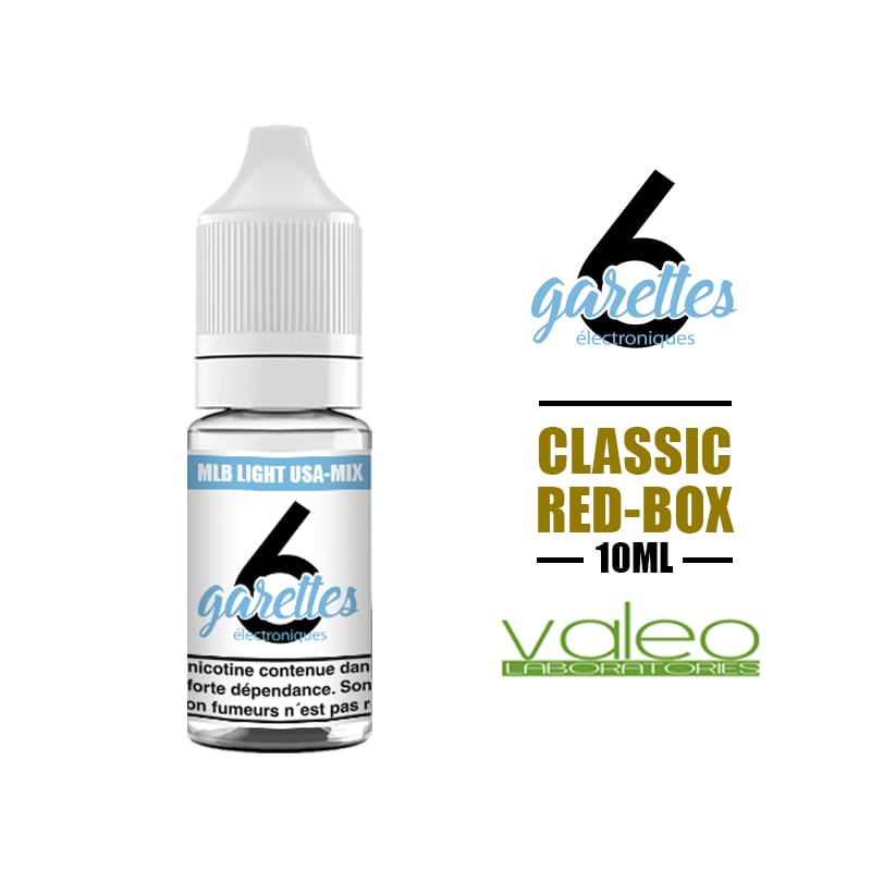 eliquide 6garettes 10ml classic red box