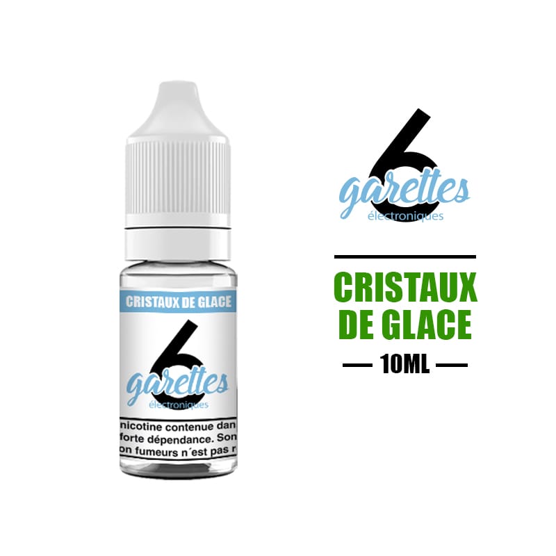 eliquide 6garettes 10ml cristaux de glace