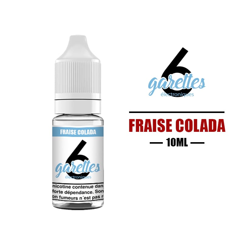 eliquide 6garettes 10ml fraise colada