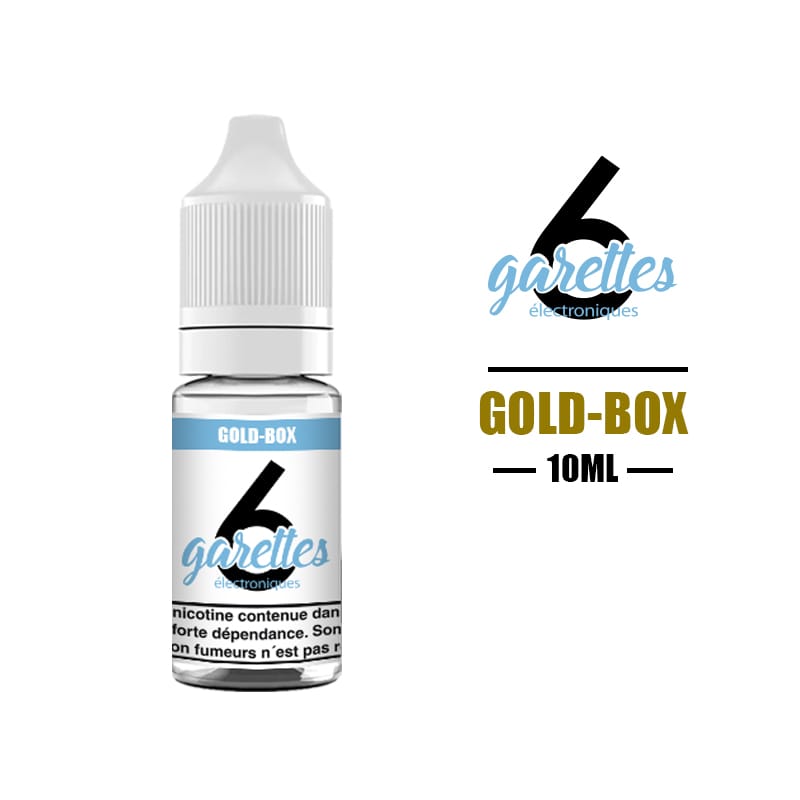 eliquide 6garettes 10ml gold box