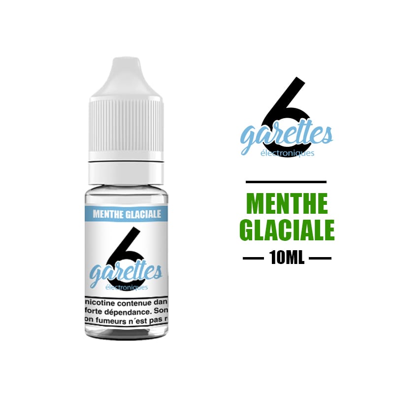 eliquide 6garettes 10ml menthe glaciale