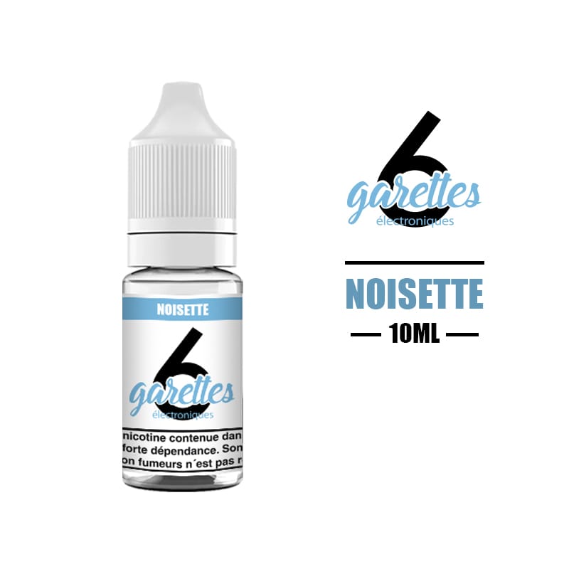eliquide 6garettes 10ml noisette