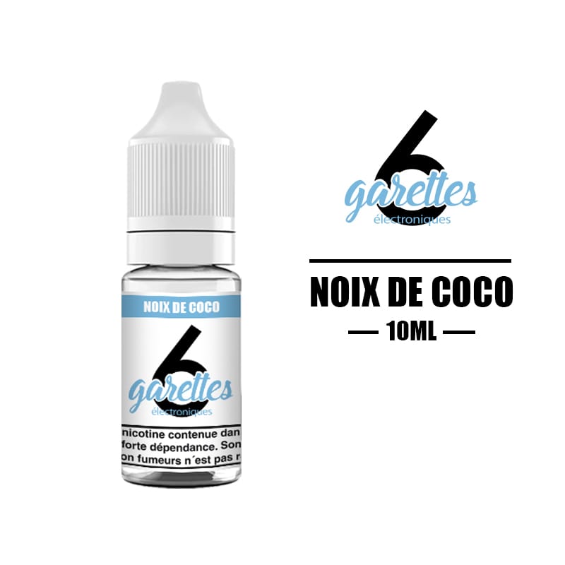 eliquide 6garettes 10ml noix de coco