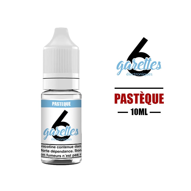eliquide 6garettes 10ml pasteque