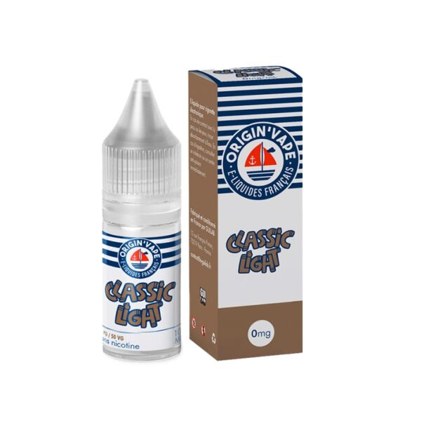 Eliquide origin vape 10ml classic light
