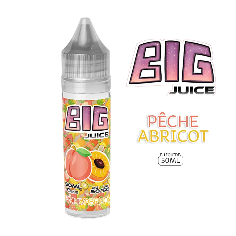 Eliquide 50 pêche abricot