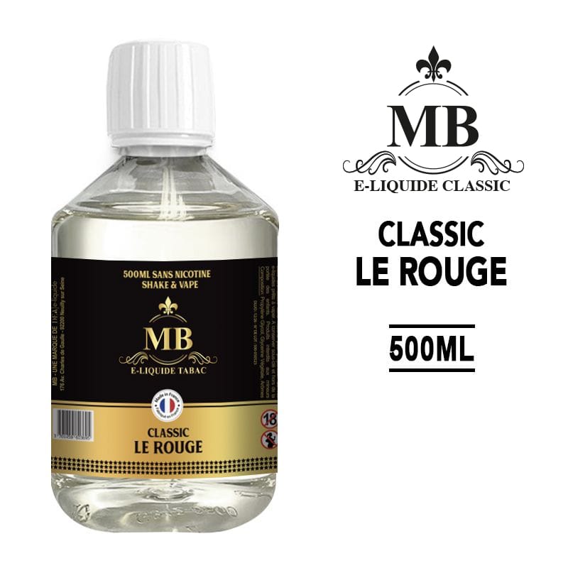 Eliquide MB 500ml le rouge