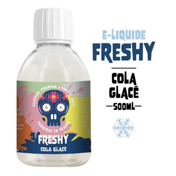 E-liquide 500ml Cola glacé - Freshy