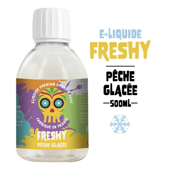 E-liquide 500ml Pêche glacée - Freshy