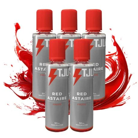 lot 5 eliquides red astaire 50ml t juice