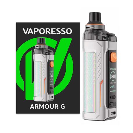 kit armour g mtl vaporesso argent