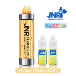 puff jnr rechargeable crystal glow 33k Mangue et fruit de la passion