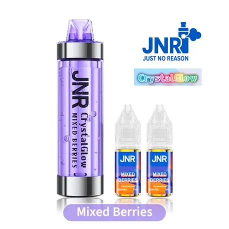 puff jnr rechargeable crystal glow 33k Baies Mélangées