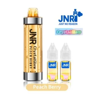 puff jnr rechargeable crystal glow 33k Pêche Fruits des Bois