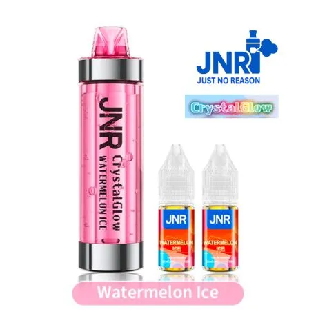 puff jnr rechargeable crystal glow 33k pastèque glacée