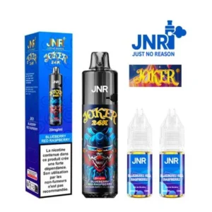 puff jnr rechargeable joker 24k Myrtille Framboise Rouge