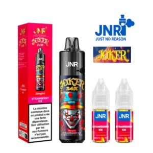 puff jnr rechargeable joker 24k Fraise Glacée