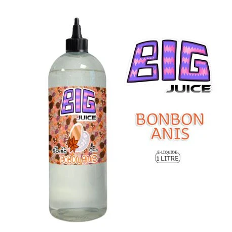 E liquide Big Juice 1 Litre Bonbon Anis