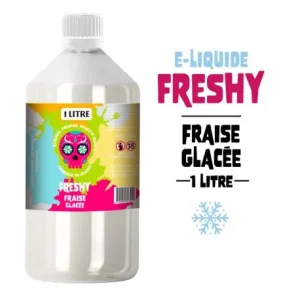 E-liquide Freshy Fraise Glacée 1 litre