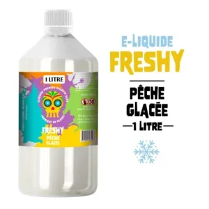 E-liquide Freshy Pêche Glacée 1 litre