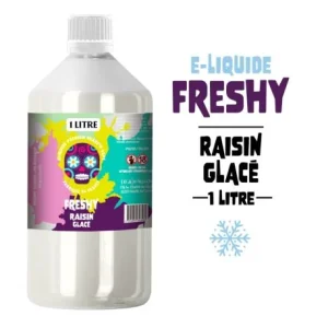 E-liquide Freshy Raisin Glacé 1 litre